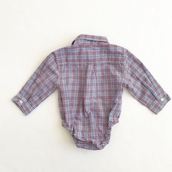 Janie & Jack Scottie Park button shirt EUC 6-12m - Picture 4 of 4